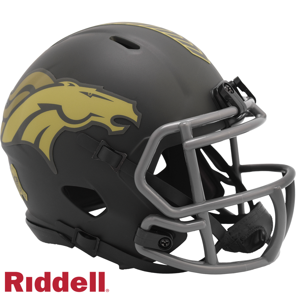 Denver Broncos Helmet Riddell Replica Mini Speed Style Salute To Service 2025 - 6