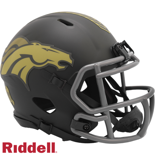 Denver Broncos Helmet Riddell Replica Mini Speed Style Salute To Service 2025 - 6