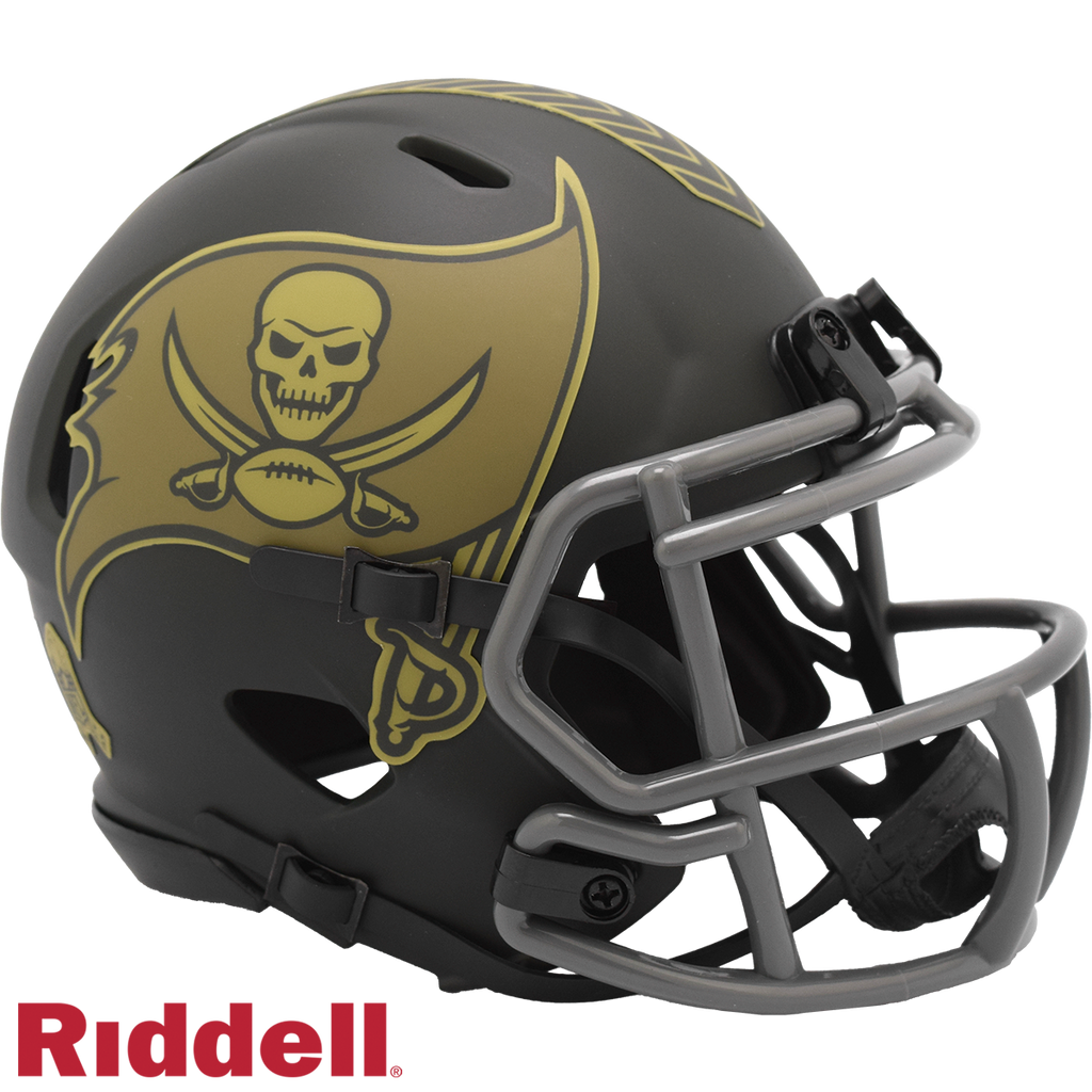 Tampa Bay Buccaneers Helmet Riddell Replica Mini Speed Style Salute To Service 2025 - 6