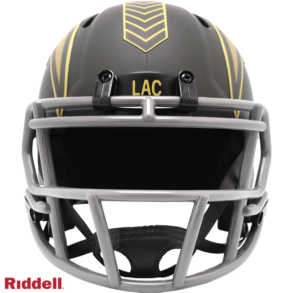 Los Angeles Chargers Helmet Riddell Replica Mini Speed Style Salute To Service 2025 - 6