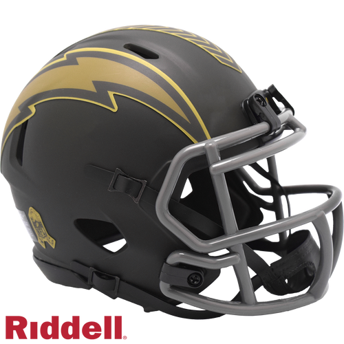 Los Angeles Chargers Helmet Riddell Replica Mini Speed Style Salute To Service 2025 - 6
