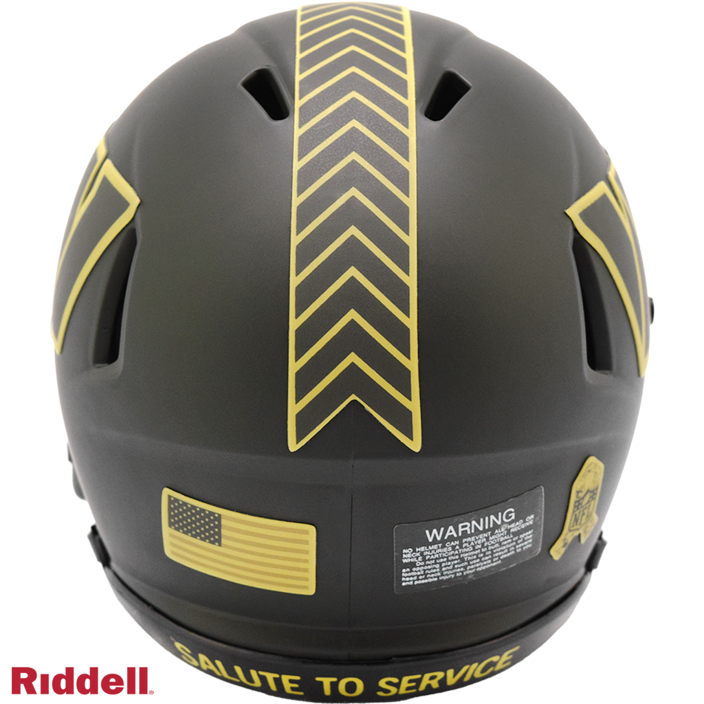 Washington Commanders Helmet Riddell Replica Mini Speed Style Salute To Service 2025 - 6