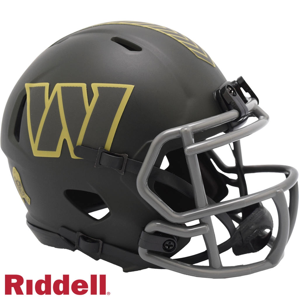 Washington Commanders Helmet Riddell Replica Mini Speed Style Salute To Service 2025 - 6
