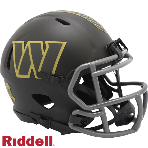Washington Commanders Helmet Riddell Replica Mini Speed Style Salute To Service 2025 - 6
