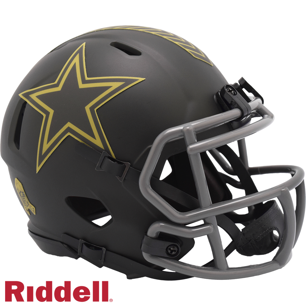 Dallas Cowboys Helmet Riddell Replica Mini Speed Style Salute To Service 2025 - 6