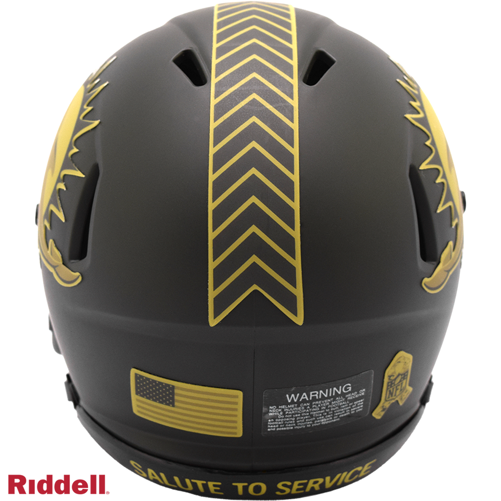 Miami Dolphins Helmet Riddell Replica Mini Speed Style Salute To Service 2025 - 6