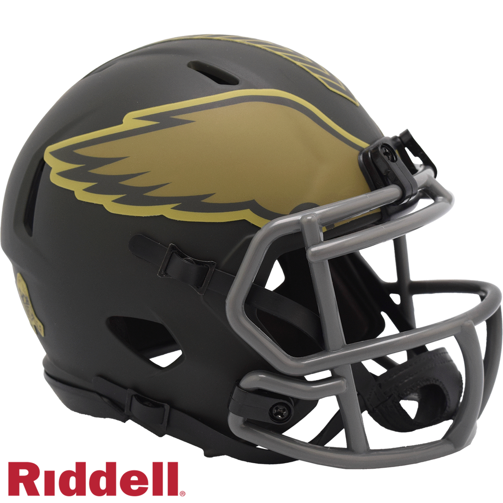 Philadelphia Eagles Helmet Riddell Replica Mini Speed Style Salute To Service 2025 - 6