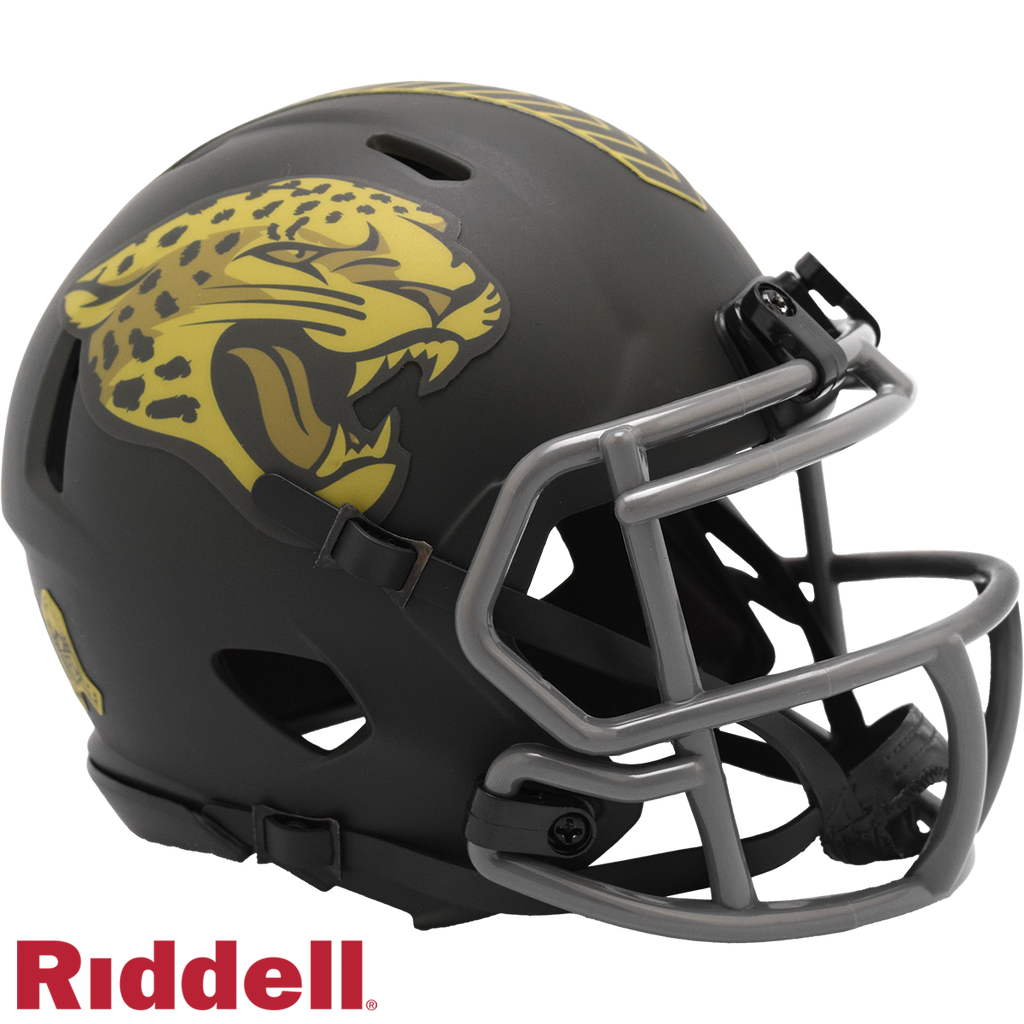 Jacksonville Jaguars Helmet Riddell Replica Mini Speed Style Salute To Service 2025 - 6