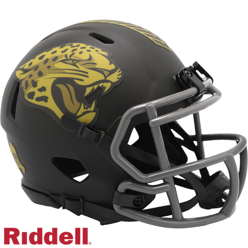 Jacksonville Jaguars Helmet Riddell Replica Mini Speed Style Salute To Service 2025 - 6