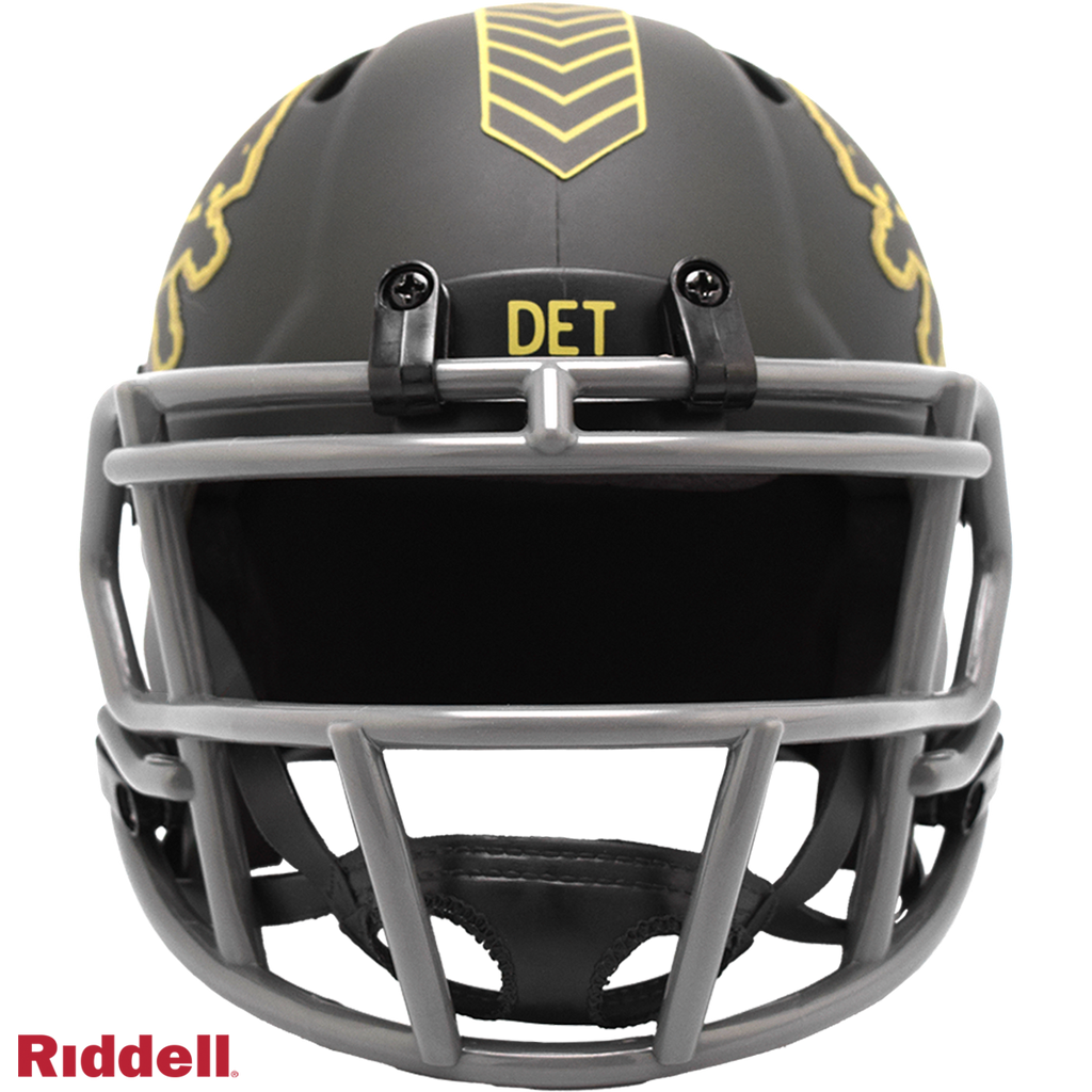 Detroit Lions Helmet Riddell Replica Mini Speed Style Salute To Service 2025 - 6