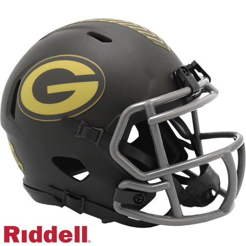 Green Bay Packers Helmet Riddell Replica Mini Speed Style Salute To Service 2025 - 6
