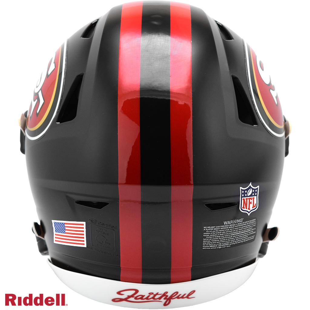 San Francisco 49ers Helmet Riddell Authentic Full Size SpeedFlex Style Rivalry Alternate 2025 - Special Order - 13