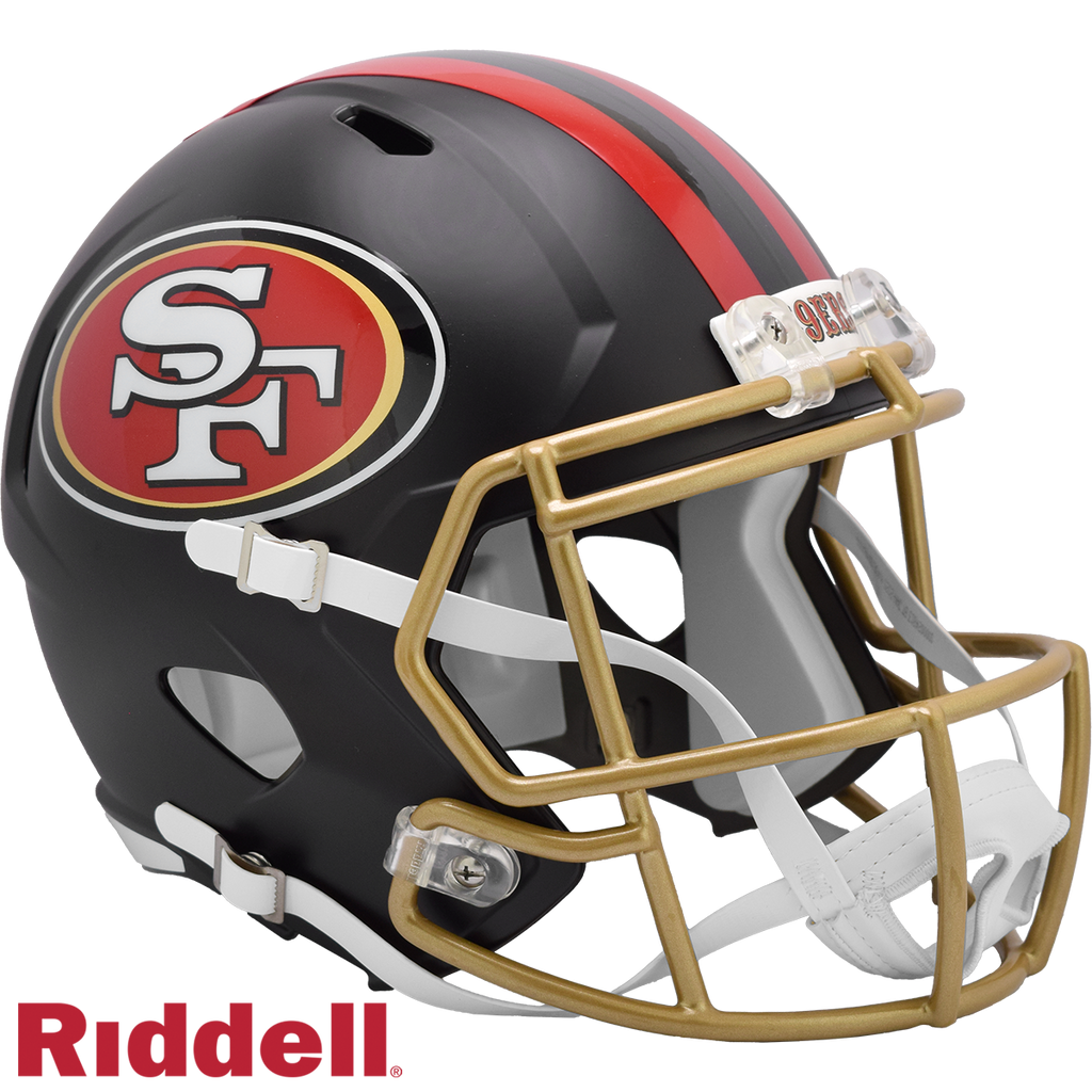 San Francisco 49ers Helmet Riddell Replica Full Size Speed Style Rivalry Alternate 2025 - Riddell