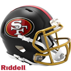 San Francisco 49ers Helmet Riddell Replica Mini Speed Style Rivalry Alternate 2025 Periodic Restock - Riddell