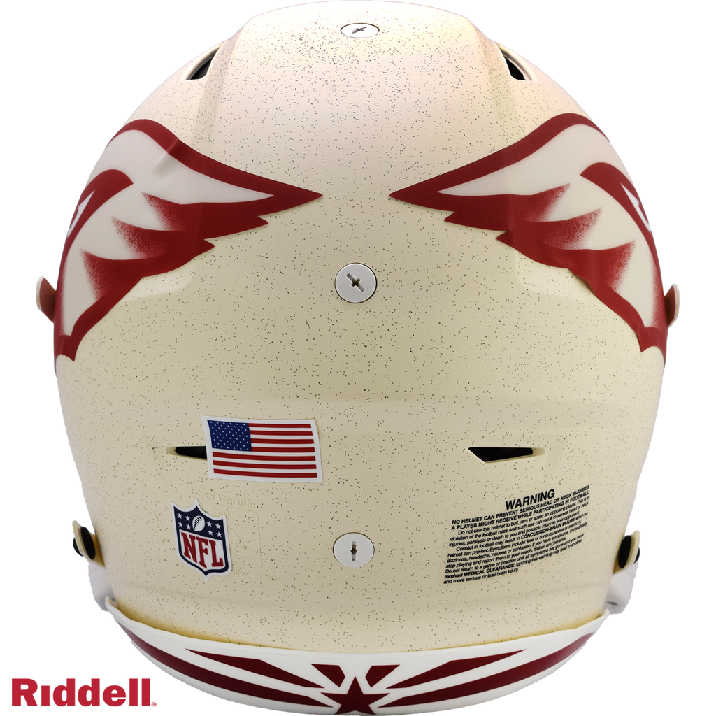 Arizona Cardinals Helmet Riddell Authentic Full Size SpeedFlex Style Rivalry Alternate 2025 - Special Order - 13
