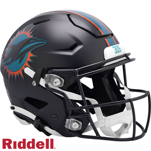 Miami Dolphins Helmet Riddell Authentic Full Size SpeedFlex Style Rivalry Alternate 2025 - Special Order - 13