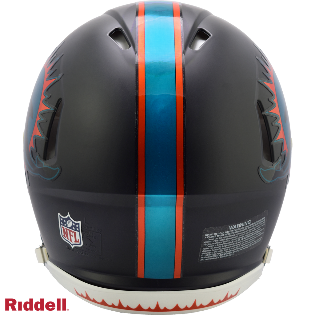 Miami Dolphins Helmet Riddell Authentic Full Size Speed Style Rivalry Alternate 2025 - Special Order - 9