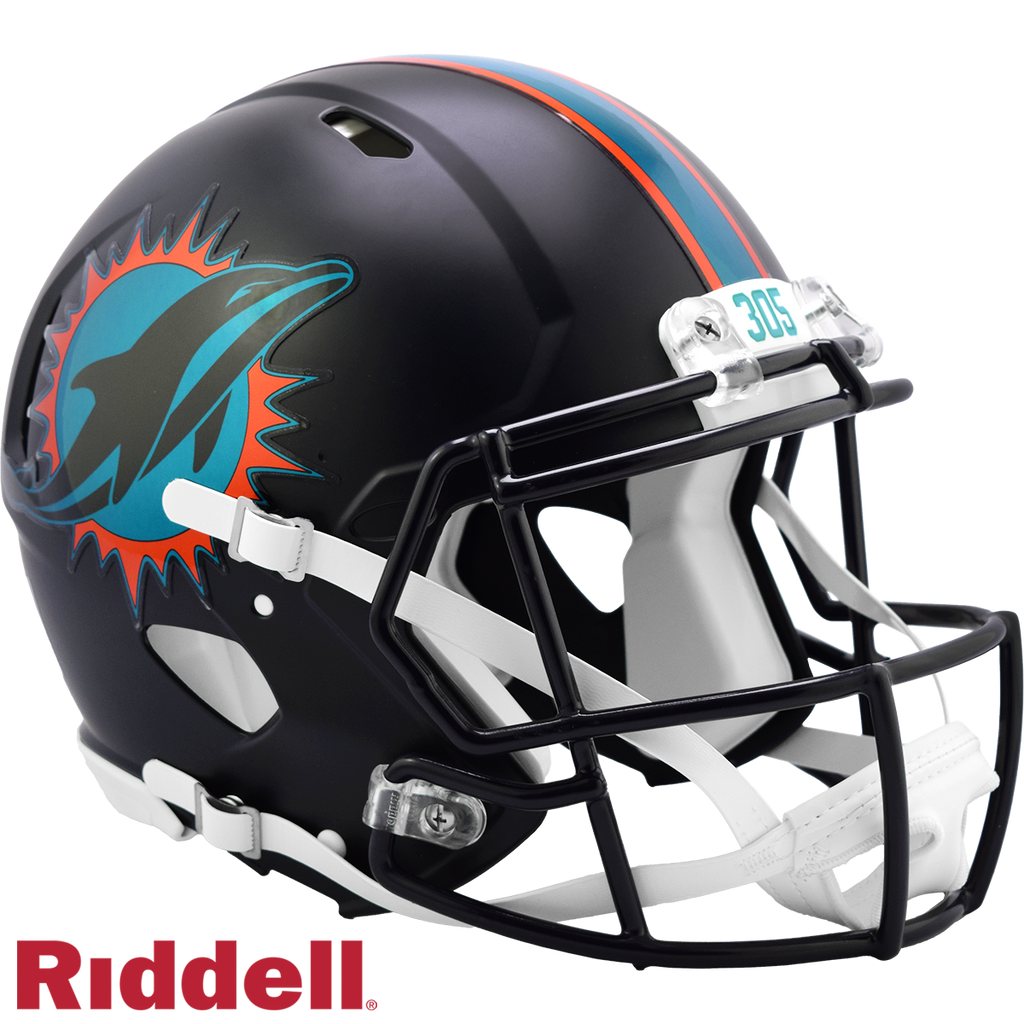 Miami Dolphins Helmet Riddell Authentic Full Size Speed Style Rivalry Alternate 2025 - Special Order - 9