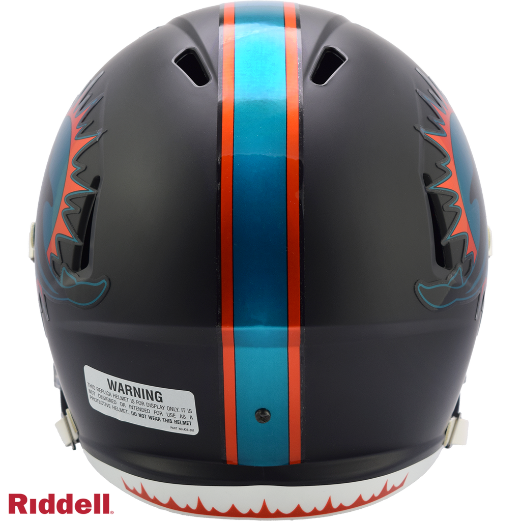 Miami Dolphins Helmet Riddell Replica Full Size Speed Style Rivalry Alternate 2025 - 13