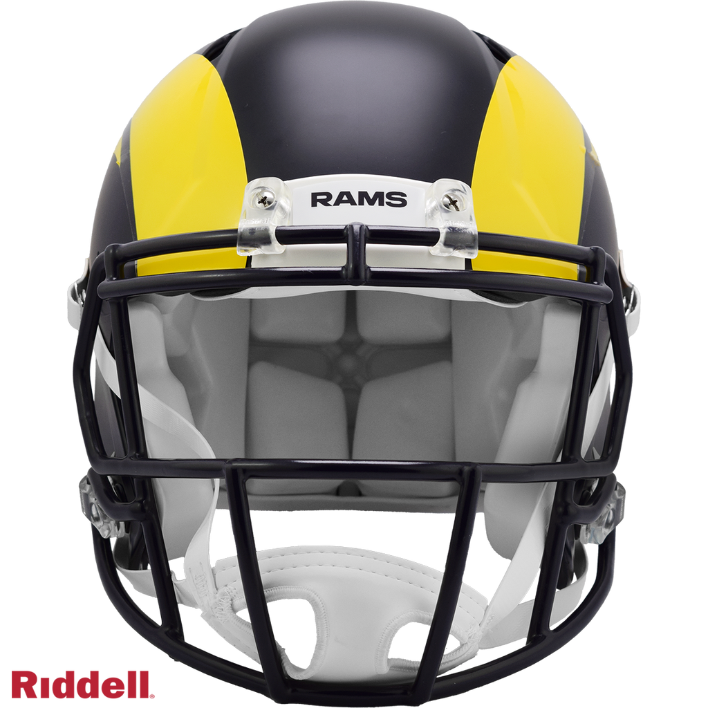 Los Angeles Rams Helmet Riddell Authentic Full Size Speed Style Rivalry Alternate 2025 - Special Order - 9