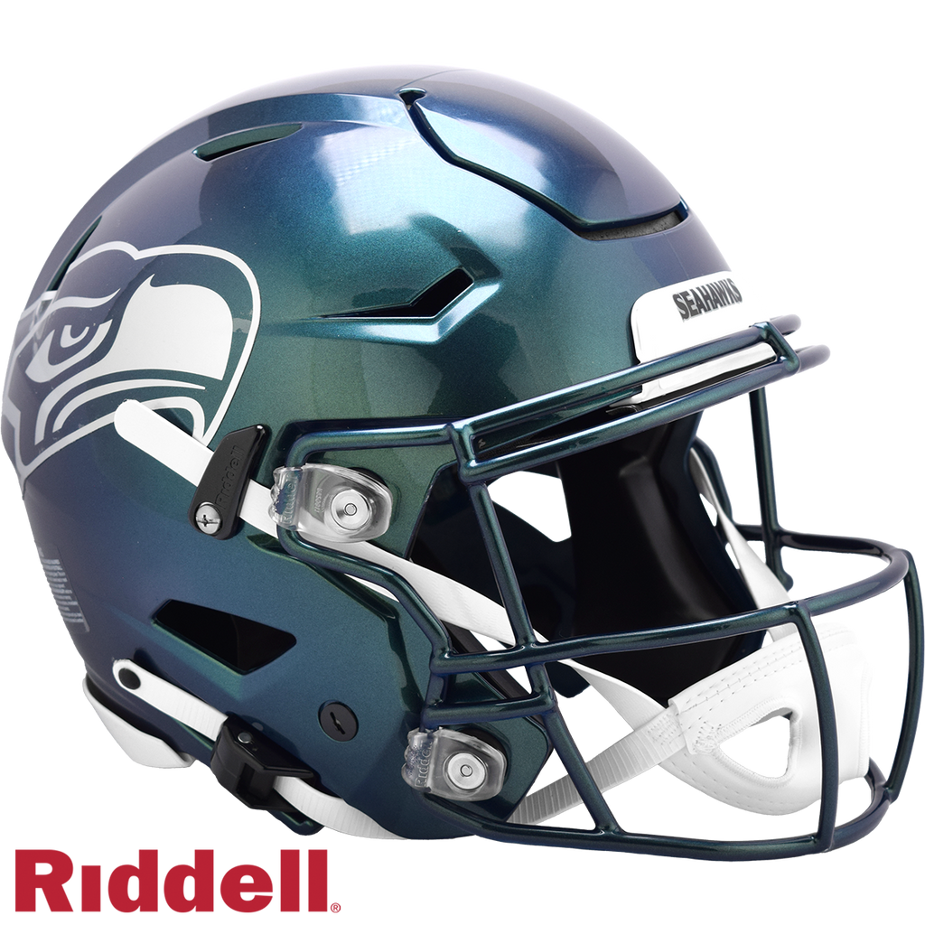 Seattle Seahawks Helmet Riddell Authentic Full Size SpeedFlex Style Rivalry Alternate 2025 - Special Order - 13