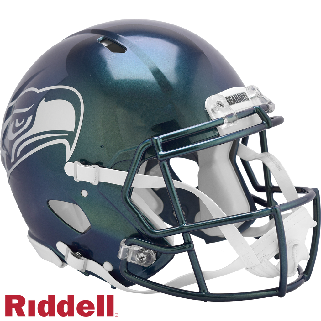 Seattle Seahawks Helmet Riddell Authentic Full Size Speed Style Rivalry Alternate 2025 - Special Order - 9