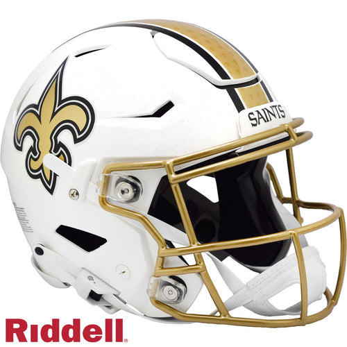 New Orleans Saints Helmet Riddell Authentic Full Size SpeedFlex Style On-Field Alternate 2025 - Special Order - 13