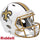 New Orleans Saints Helmet Riddell Replica Full Size Speed Style On-Field Alternate 2025 - Special Order - 13