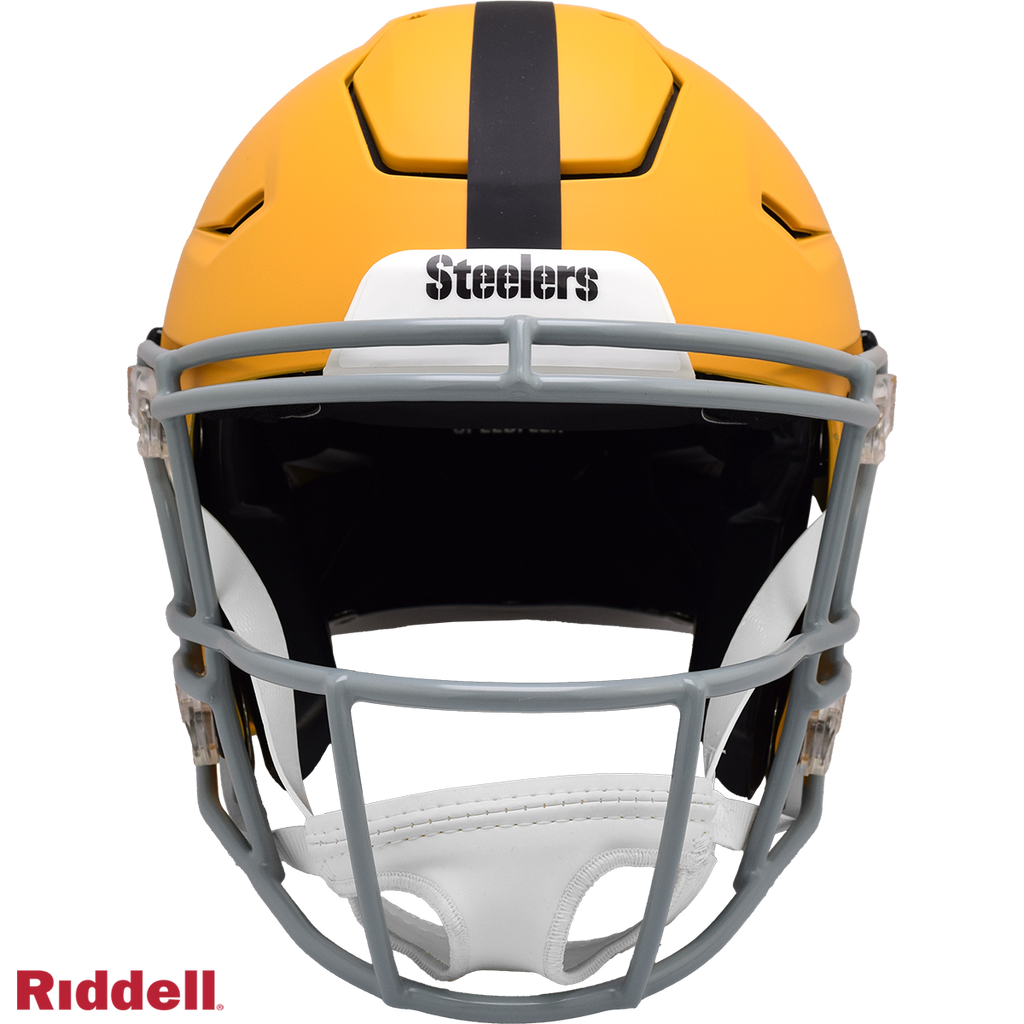 Pittsburgh Steelers Helmet Riddell Authentic Full Size SpeedFlex Style On-Field Alternate 2025 - Special Order - 13