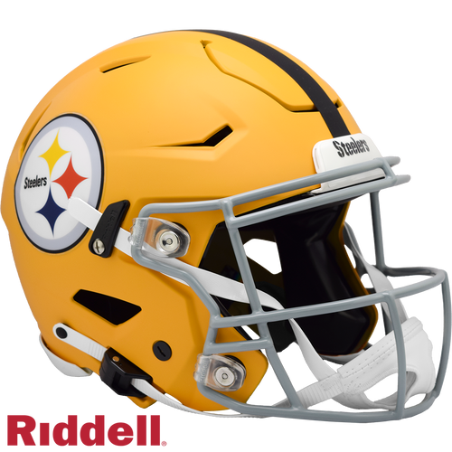 Pittsburgh Steelers Helmet Riddell Authentic Full Size SpeedFlex Style On-Field Alternate 2025 - Special Order - 13