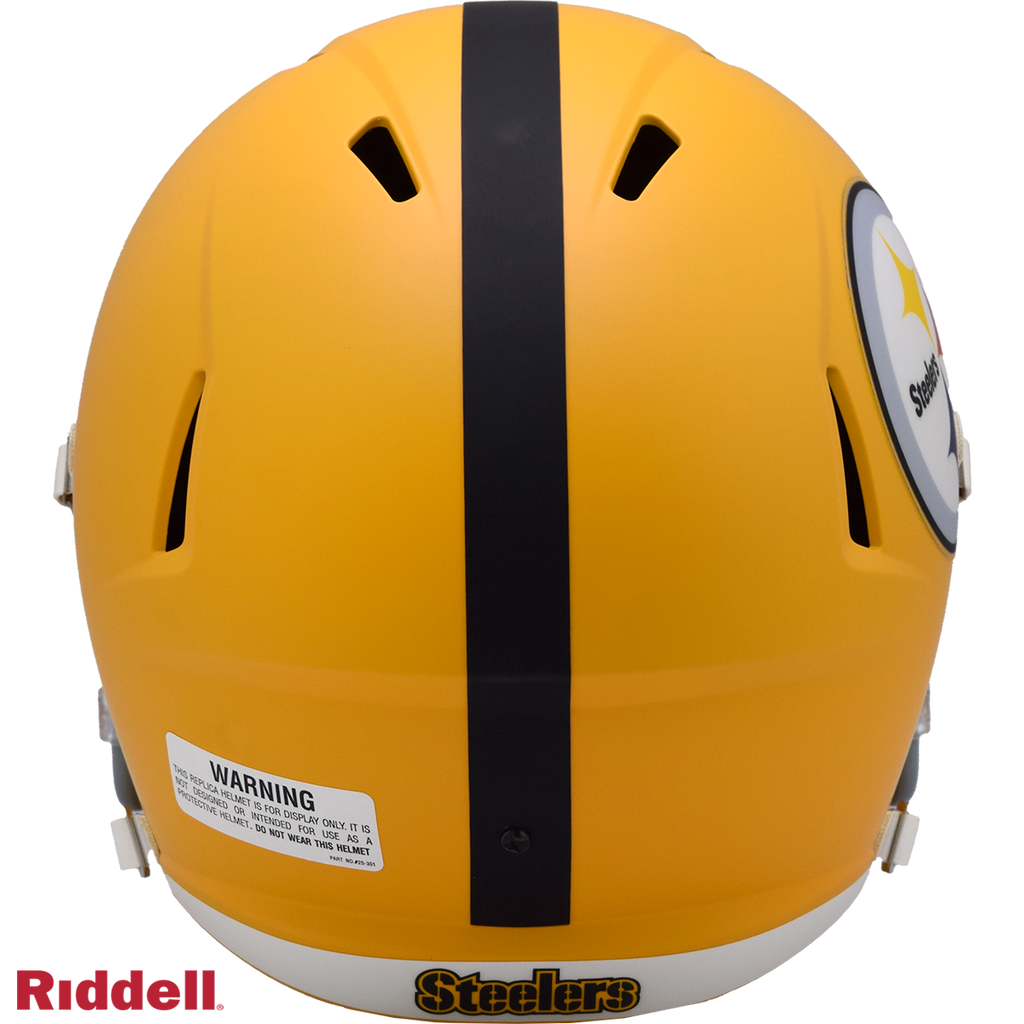 Pittsburgh Steelers Helmet Riddell Replica Full Size Speed Style On-Field Alternate 2025 - Special Order - 13