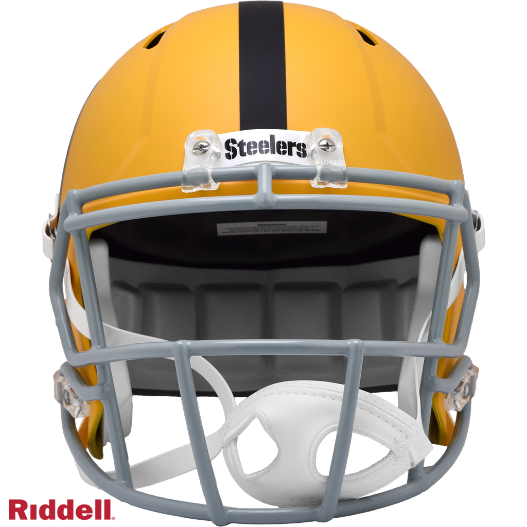 Pittsburgh Steelers Helmet Riddell Replica Full Size Speed Style On-Field Alternate 2025 - Special Order - 13