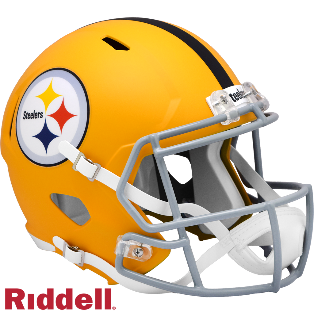 Pittsburgh Steelers Helmet Riddell Replica Full Size Speed Style On-Field Alternate 2025 - Special Order - 13