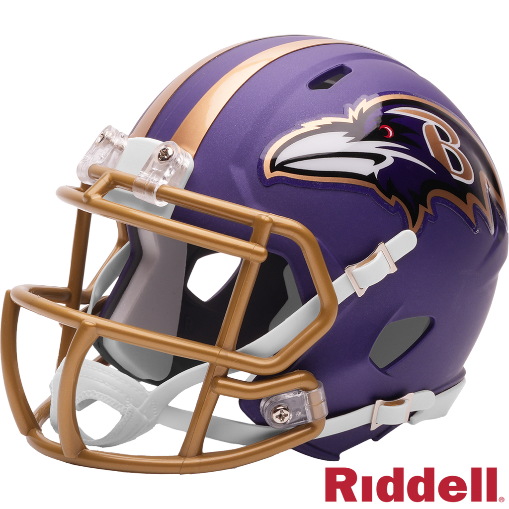 Baltimore Ravens Helmet Riddell Replica Mini Speed Style On-Field Alternate 2026 #1 Periodic Restock - Riddell
