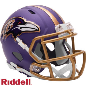 Baltimore Ravens Helmet Riddell Replica Mini Speed Style On-Field Alternate 2026 #1 Periodic Restock - Riddell
