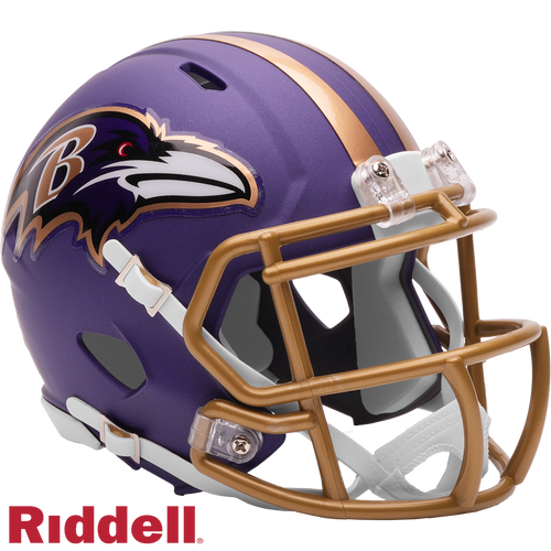 Baltimore Ravens Helmet Riddell Replica Mini Speed Style On-Field Alternate 2026 #1 Periodic Restock - Riddell