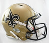 New Orleans Saints Helmet Riddell Authentic Full Size Speed Style - Riddell