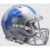Detroit Lions Helmet Riddell Authentic Full Size Speed Style 2017-2023 Throwback - 13