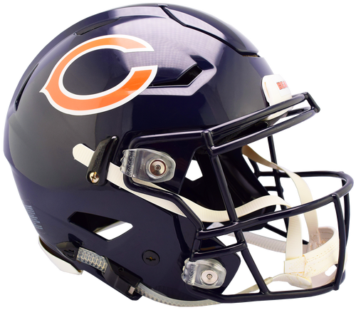 Chicago Bears Helmet Riddell Authentic Full Size SpeedFlex Style - Riddell