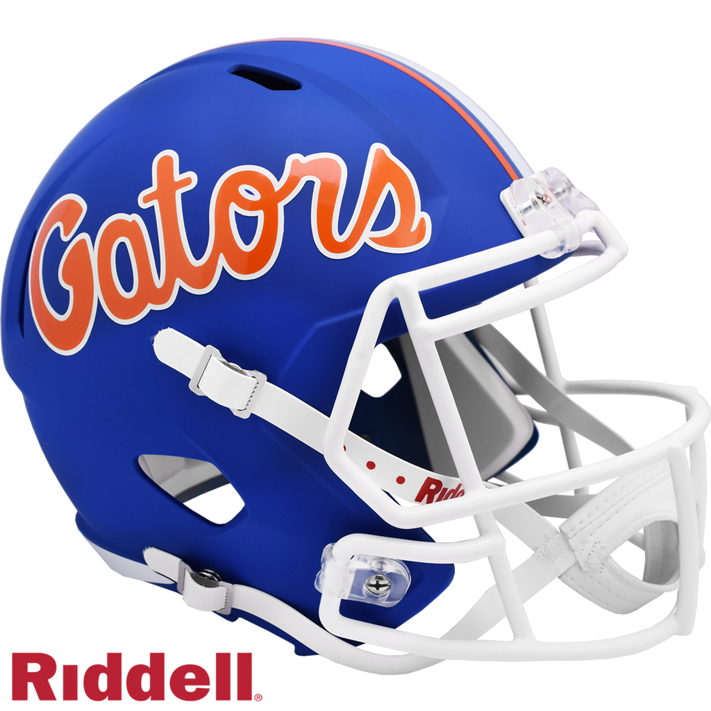 Florida Gators Helmet Riddell Replica Full Size Speed Style Blue - Riddell