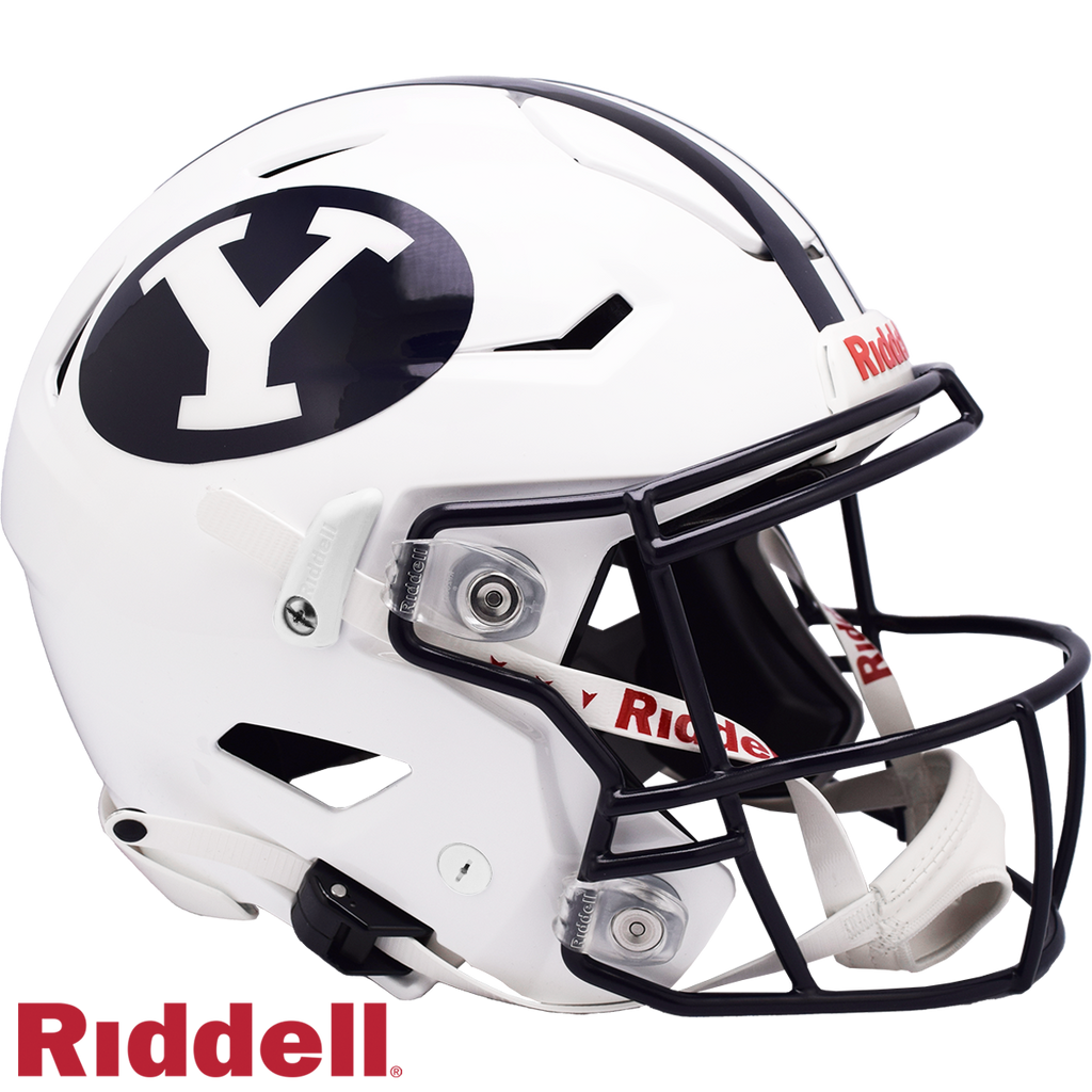 BYU Cougars Helmet Riddell Authentic Full Size SpeedFlex Style - Riddell