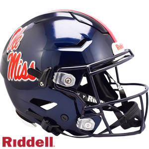 Mississippi Rebels Helmet Riddell Authentic Full Size SpeedFlex Style - Special Order - Riddell