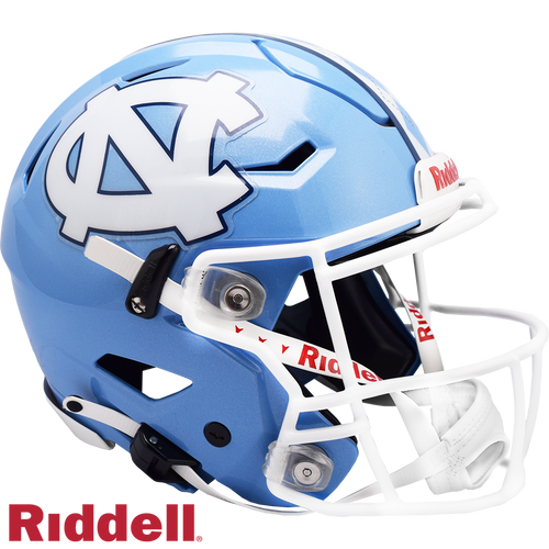 North Carolina Tar Heels Helmet Riddell Authentic Full Size SpeedFlex Style Argyle Stripe  - Special Order - Riddell