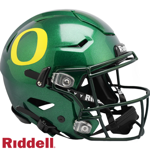 Oregon Ducks Helmet Riddell Authentic Full Size SpeedFlex Style Green - Riddell