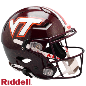 Virginia Tech Hokies Helmet Riddell Authentic Full Size SpeedFlex Style - Riddell