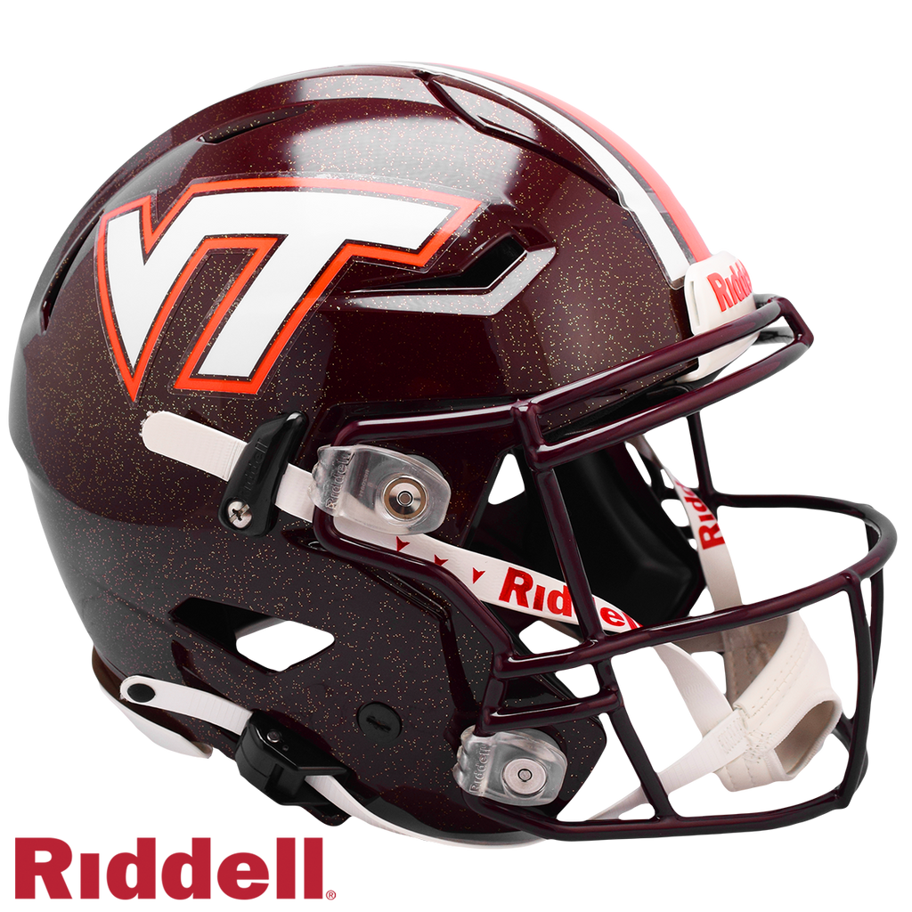 Virginia Tech Hokies Helmet Riddell Authentic Full Size SpeedFlex Style - Riddell