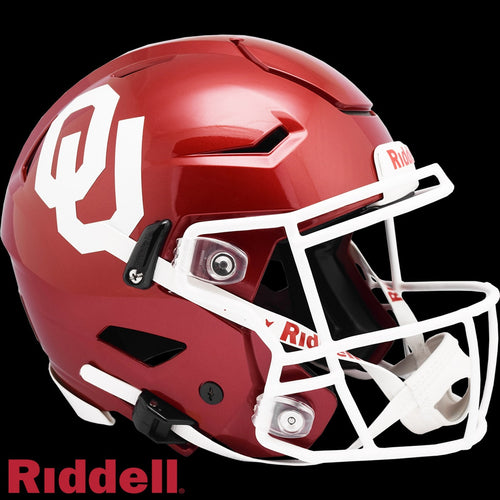 Oklahoma Sooners Helmet Riddell Authentic Full Size SpeedFlex Style - Riddell