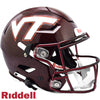 Virginia Tech Hokies Helmet Riddell Authentic Full Size SpeedFlex Style Maroon - Special Order - Riddell