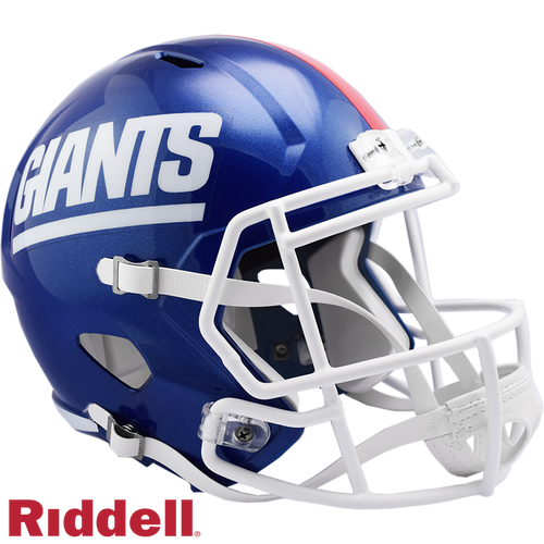 New York Giants Helmet Riddell Replica Full Size Speed Style Color Rush - Special Order - Riddell