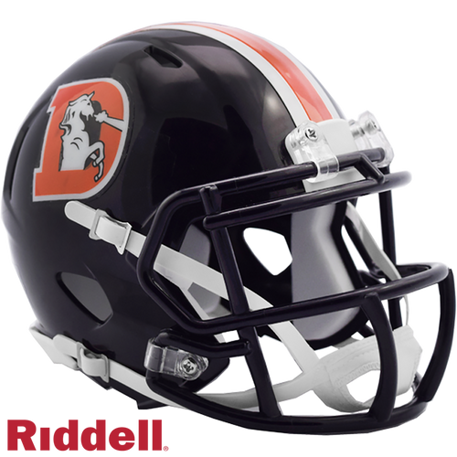 Denver Broncos Helmet Riddell Replica Mini Speed Style Color Rush Periodic Restock - Riddell